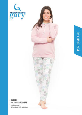 WOMEN'S PAJAMAS S/L S50081 Tellini S.r.l. Wholesale Clothing